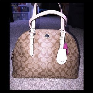 Authentic Coach dome satchel